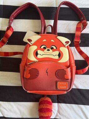Loungefly Turning Red May Ling Panda mini backpack Pixar